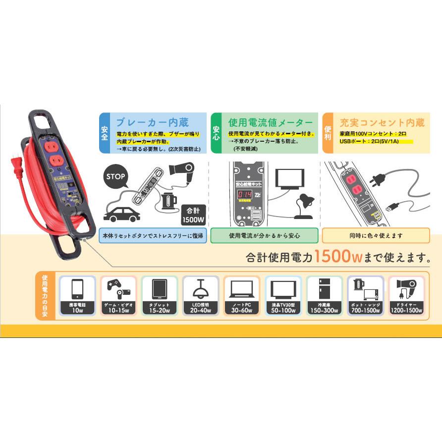 トヨタ（TOYOTA） TZ 安心給電キット もしもの時に車から給電