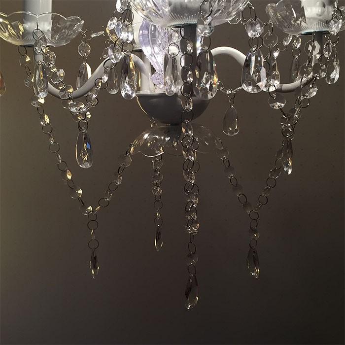 シャンデリア ピンク ホワイト 4灯 : T-LIGHTING - 通販 - Yahoo