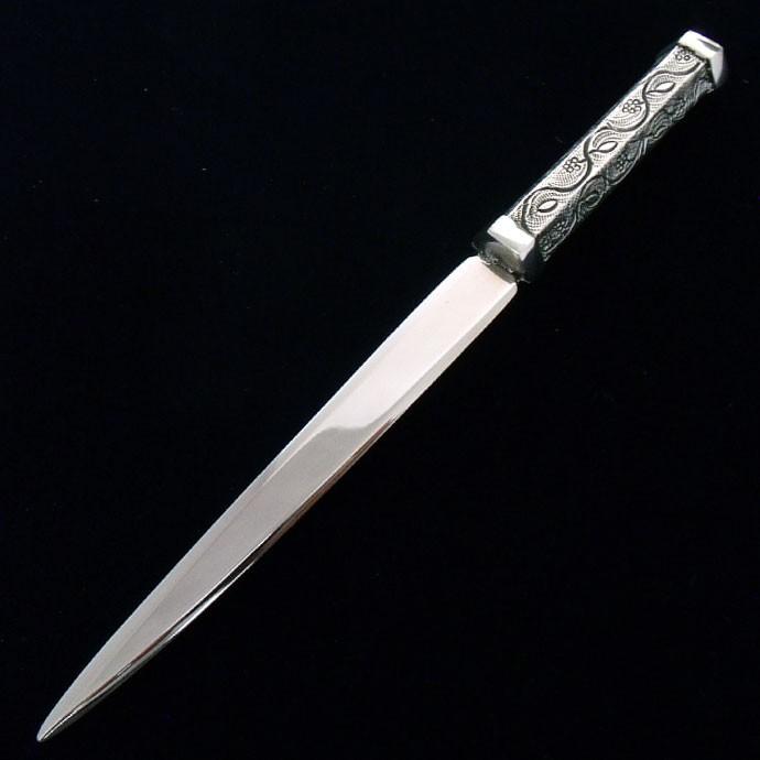 ペーパーナイフ 六角 ぶどう模様 英国製 A.E.Williams : 英国雑貨