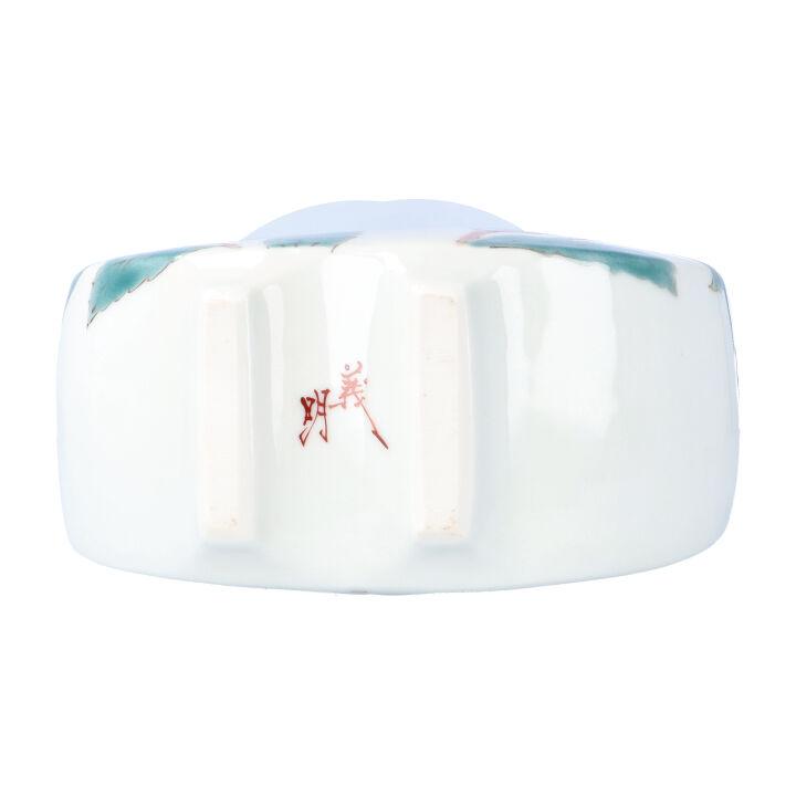 九谷焼 扁壺 千両に四十雀/山田義明 花瓶 花器 人気 ギフト 贈り物