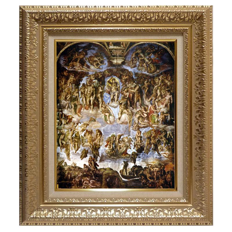 絵画 世界の名画シリーズ 額縁付 ミケランジェロ・ブオナローティー