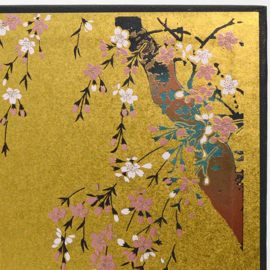 桜日本画 金色フレーム 桜日本画 金色フレーム 桜日本画 金色フレーム 桜
