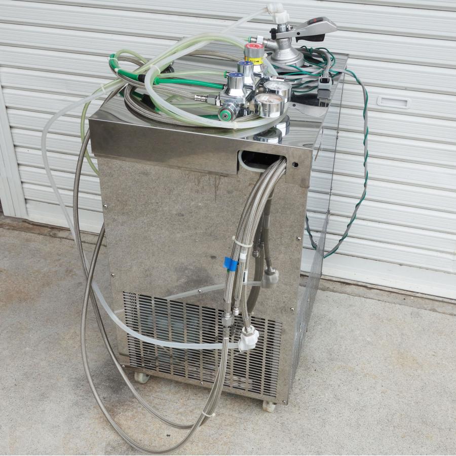 ニットク 業務用 ビールサーバー ドラフトタワー 2口 PSDEX-60 ◇ 60L