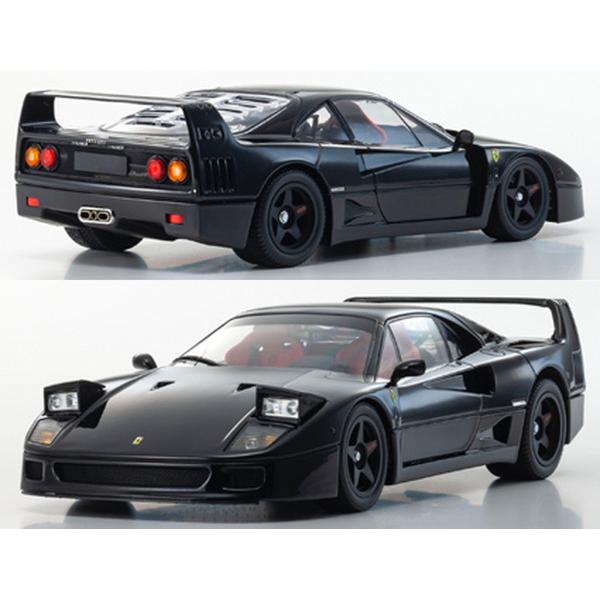 ☆カタログ】 京商オリジナル 1/18 フェラーリ F40 (ブラック) 完成品