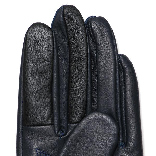 革手袋 本革 レディース レザー 手袋 日本製 ブランド ブルー ネイビー