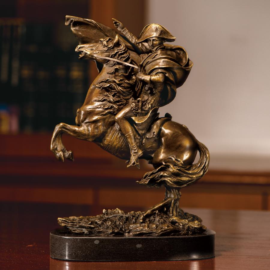 ナポレオン ブロンズ胸像 大理石台座 ナポレオン ブロンズ胸像 大理石台座