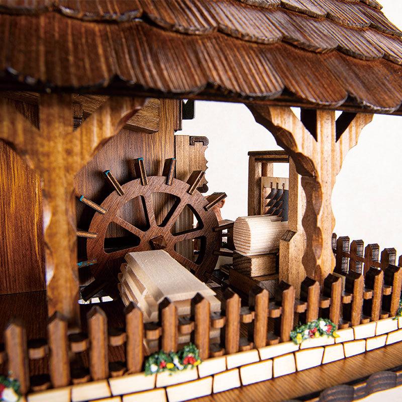 本格カッコウ時計 『 水車のある森の家 』 シュナイダー社 ドイツ製