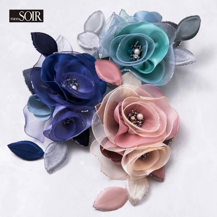 東京ソワール コサージュ ブローチ セレモニー 結婚式 お花 高級