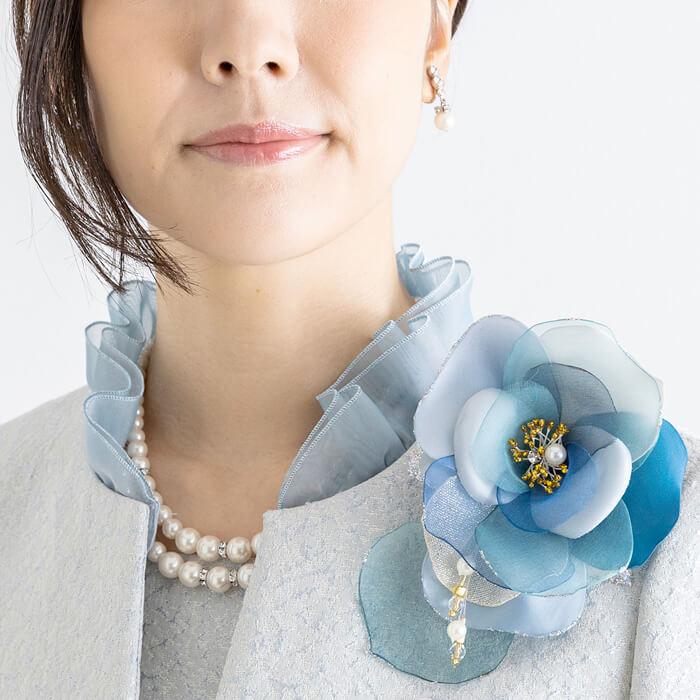 東京ソワール コサージュ ブローチ 結婚式 パーティ 七五三 入学式
