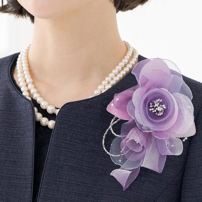 東京ソワール コサージュ ブローチ 結婚式 パーティ 七五三 入学式