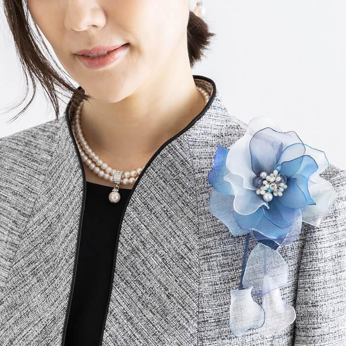 東京ソワール コサージュ ブローチ 結婚式 パーティ 七五三 入学式