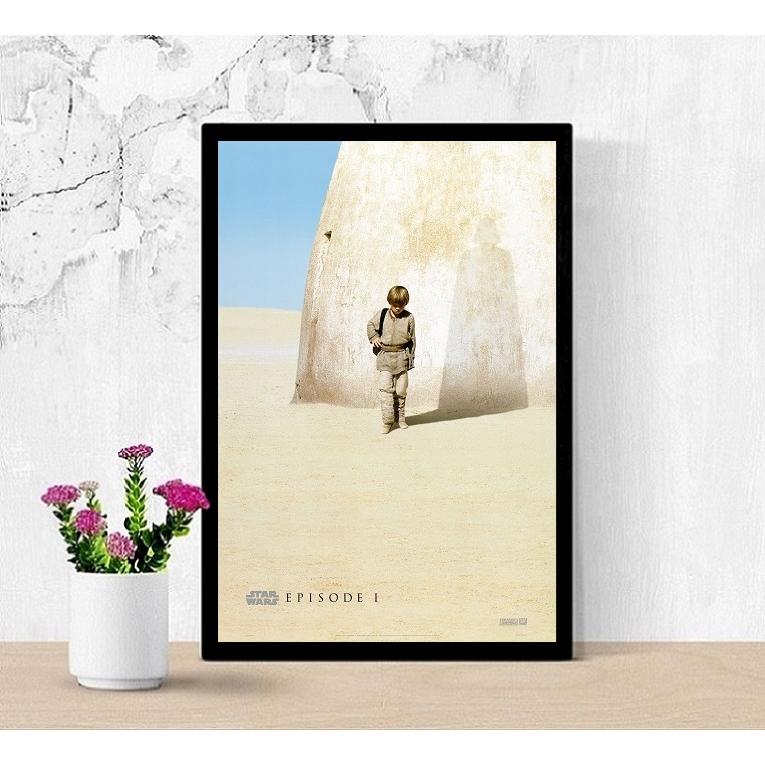 スターウォーズ エピソード1 映画ポスター ファントムメナス US版 黒