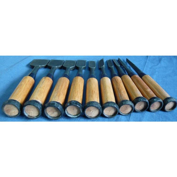 組鑿 左寿光 角打 追入 赤樫柄 十本組 : ToolMate別館 Yahoo!店 - 通販