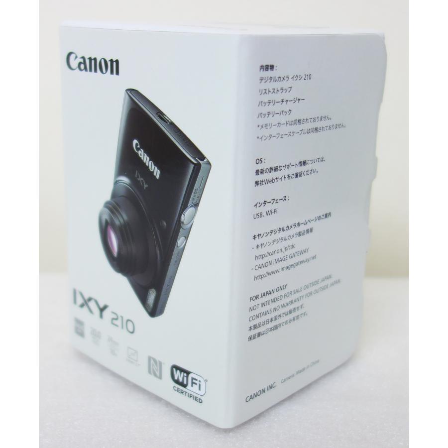 IXY キヤノン Canon 210(BK) ブラック コンパクトデジタルカメラ 新品