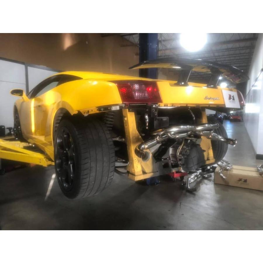 ランボルギーニ ガヤルド用 F1サウンドマフラー (バルブ無し) (USA