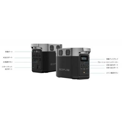 ECOFLOW ポータブル電源 エコフロー EcoFlow DELTA delta デルタ 2 +