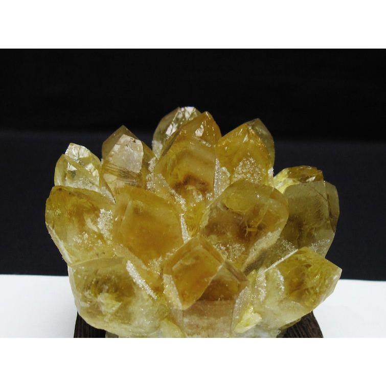 シトリン クラスター シトリンクォーツ 原石 台座付属 一点物 182-8455