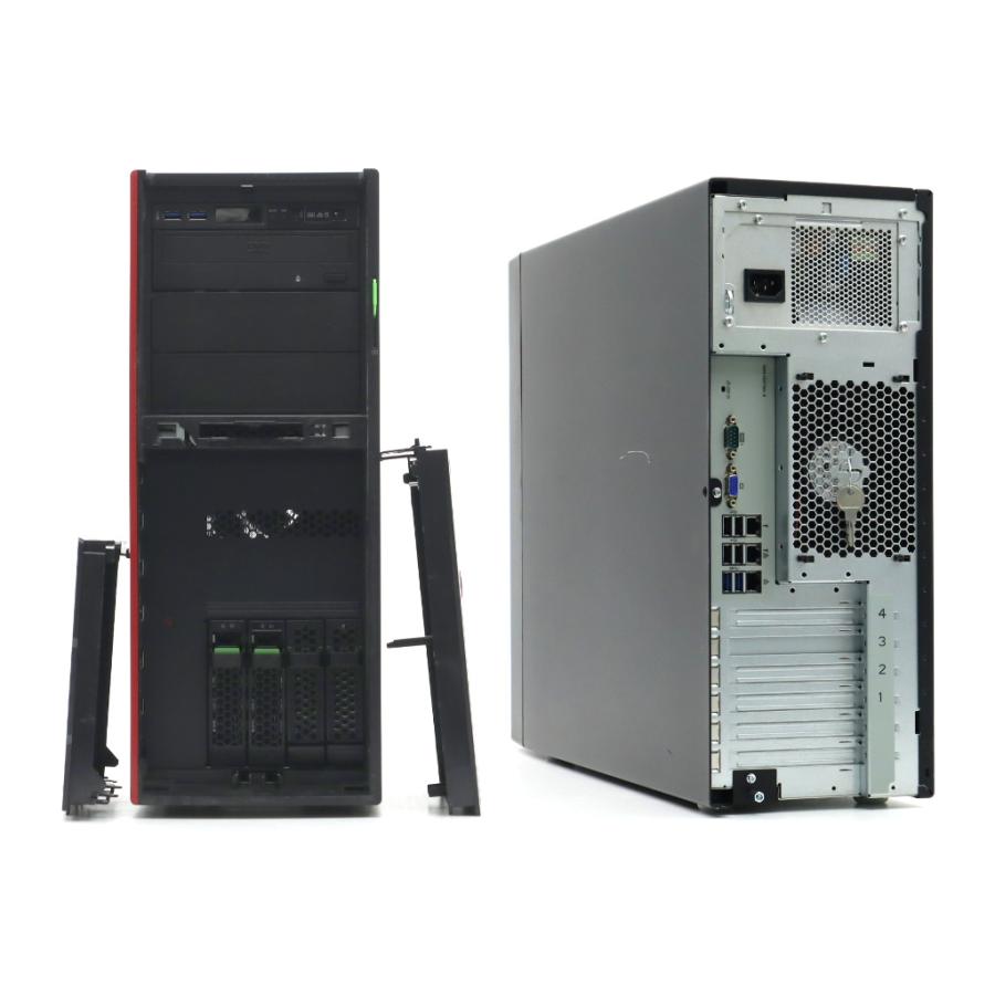 富士通 PRIMERGY TX1330 M4 Xeon E-2124 3.3GHz 16GB 1TBx2台