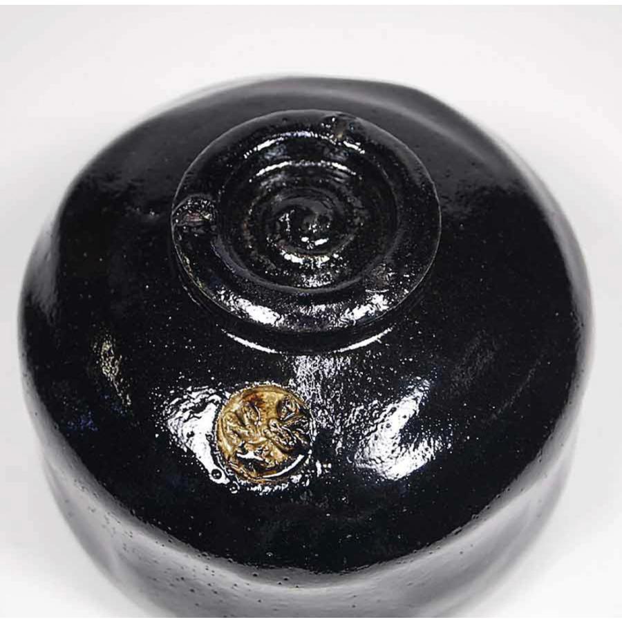 茶道具 黒楽茶碗 抹茶茶碗 佐々木松楽作 : お茶道具の駒屋 - 通販