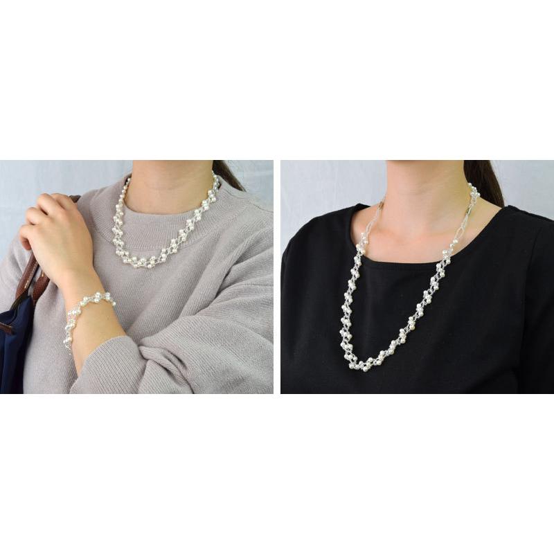 真珠 パール ネックレス 大丸松坂屋 6〜6.5mm あこや真珠 豪華4点 福袋