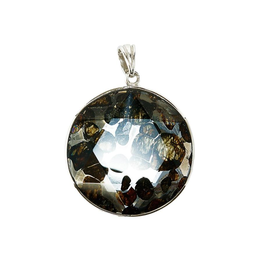 ワケアリ】 ロシア産 セイムチャン隕石 パラサイト ペンダント