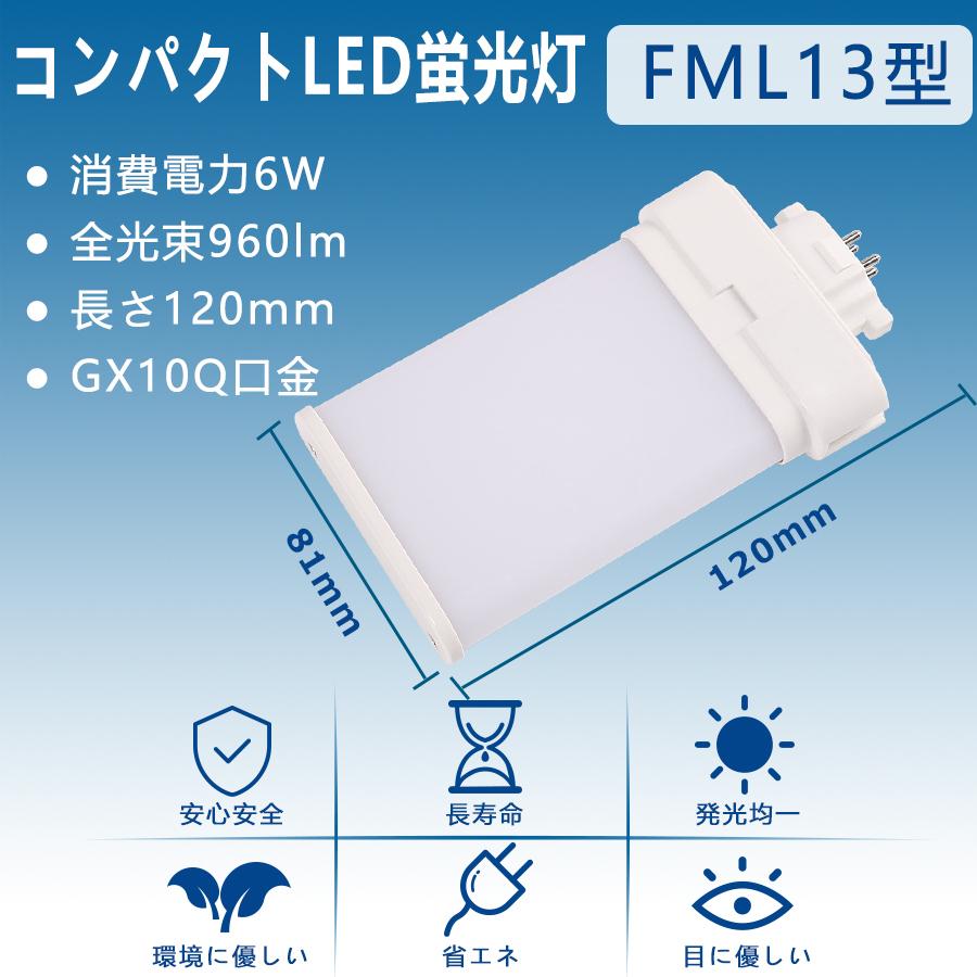 Panasonic FML13EX-L 蛍光灯 10個セット パナソニック ツイン2パラレル