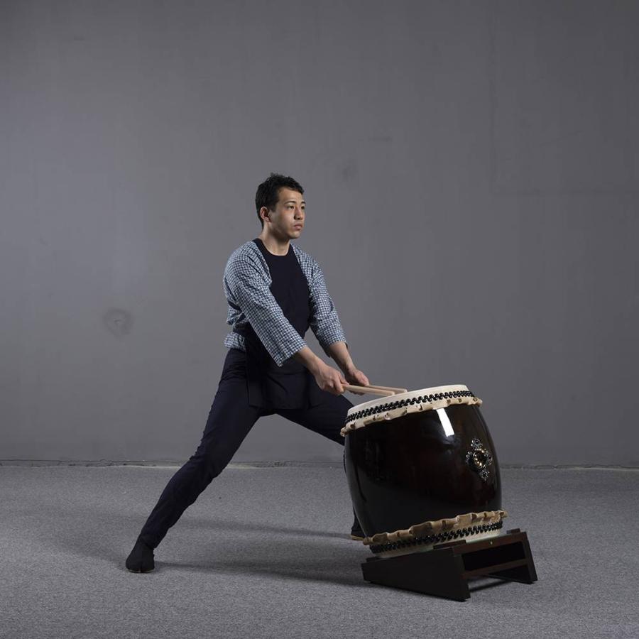 長胴太鼓台 太鼓スタンド 長胴太鼓用 斜め置台 四角 折りたたみ式 1尺5