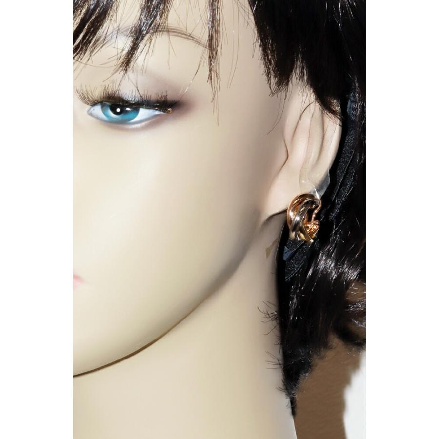 Cartier（カルティエ） ピアス K18YG K18WG K18PG トリニティピアス