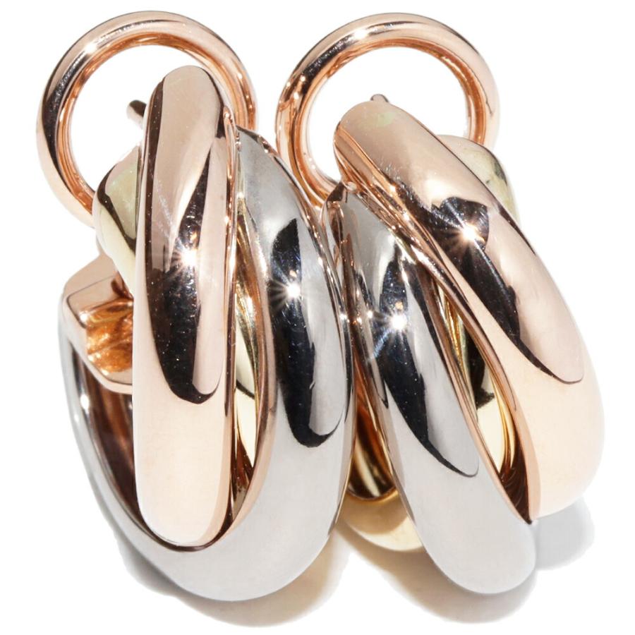 Cartier（カルティエ） ピアス K18YG K18WG K18PG トリニティピアス