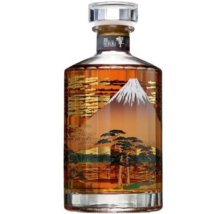 サントリーウイスキー 響21年意匠ボトル 2015 〈富士風雲図〉 43度