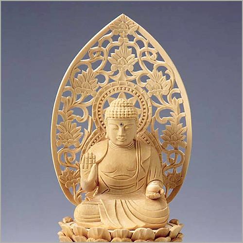 薬師如来 白木製 2寸 : 仏壇・仏具販売-仏壇屋 滝田商店 - 通販