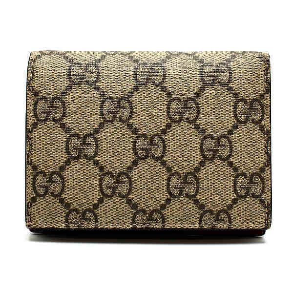GUCCI（グッチ） チェリー 二つ折りコンパクト財布 476050・1177 GG