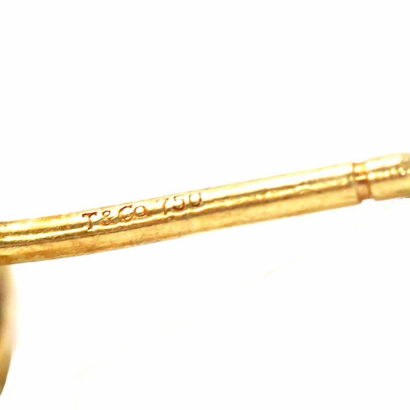 Tiffany&Co. ティファニー クロスステッチピアス 18金イエローゴールド