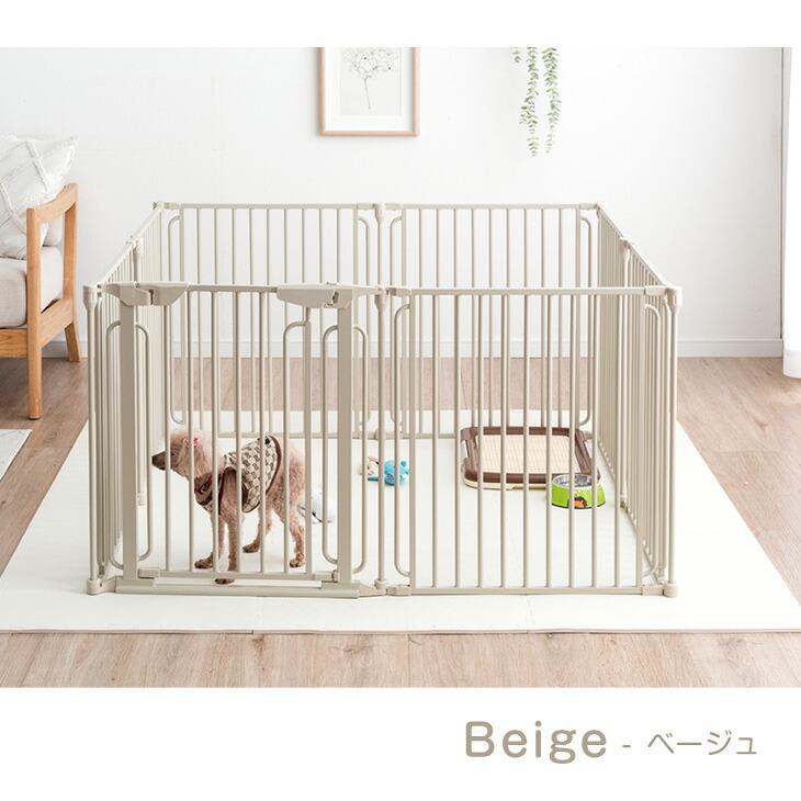 タンスのゲン ペットサークル 折りたたみ 8枚セット 犬用 おしゃれ