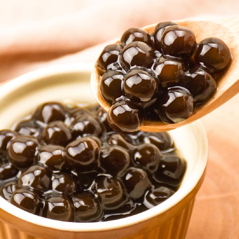 国産」即食自然解凍 ブラックタピオカ（1kg×10袋入） : TapiocaWorld