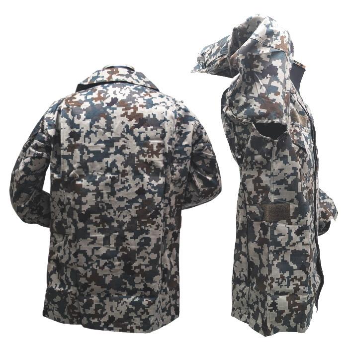 ☆PX品 航空自衛隊 デジタル迷彩 作業服 EC リップストップ 上下セット