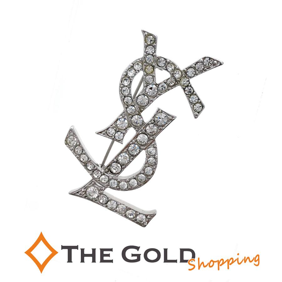 イブサンローランYSLブローチ