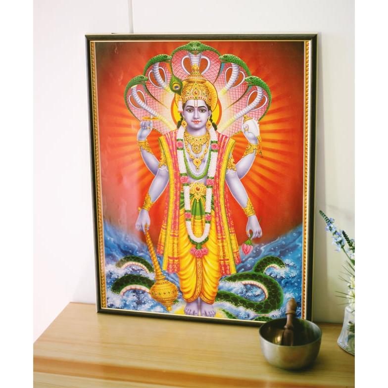 ラーマヤナービンテージポスター額縁付