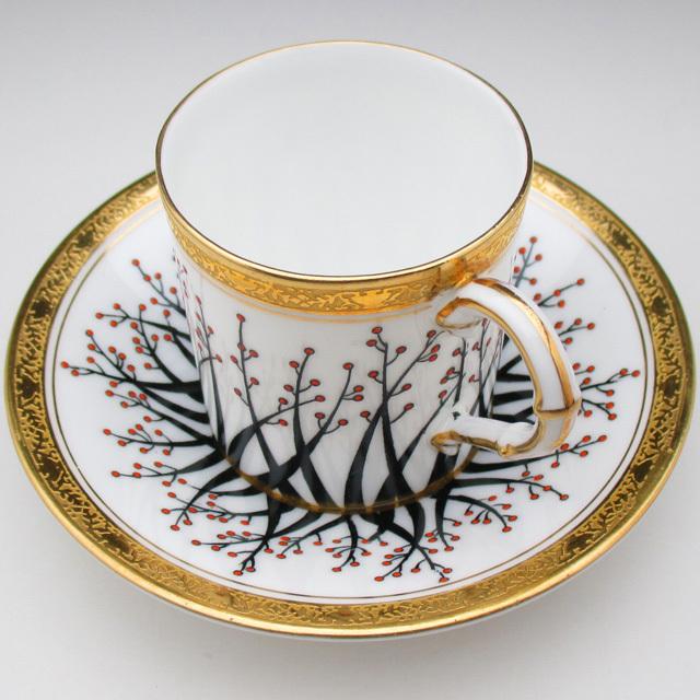 ROYAL WORCESTER ロイヤルウースター 金彩ジュール枝文 カップ