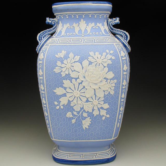 ノリタケ オールドノリタケ ウェッジウッド風 花瓶 20cm