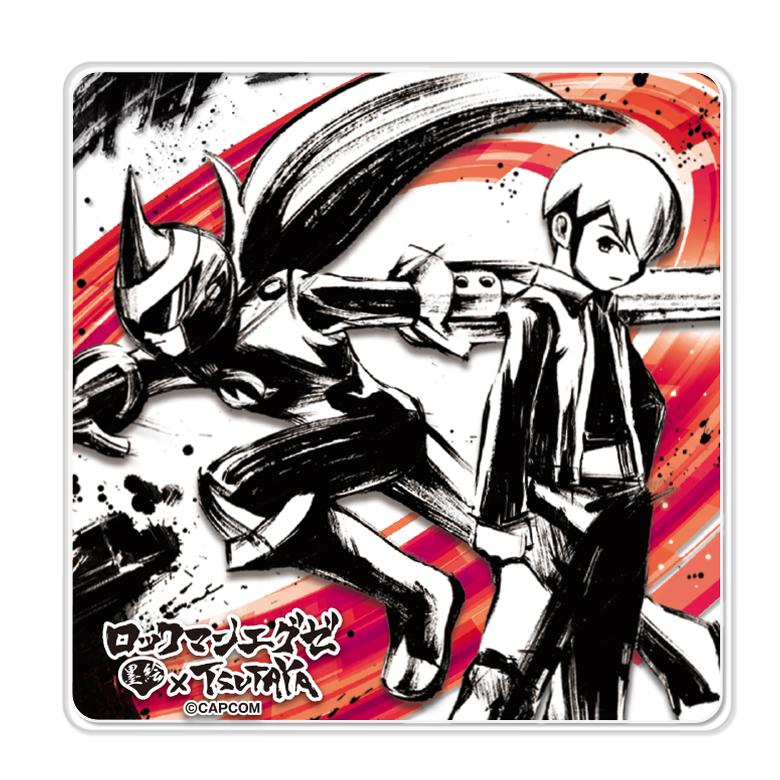 ロックマンエグゼ』×墨絵SHOP】墨絵アクリルコースター（全4種