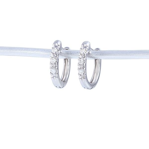 ジュエリーツツミ ツツミ ピアス プラチナダイヤモンドピアス フープ