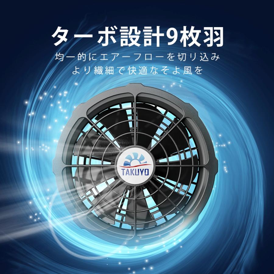 空調作業服 バッテリー ファン セット 20000mAh大容量 35800mAh大容量