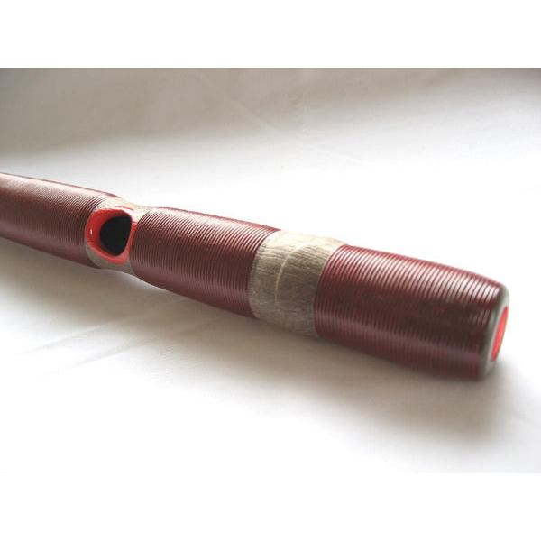 雅楽 横笛 龍笛(竜笛) 入門用 樹脂製 黒巻/赤巻 : TPmusic ヤフー店