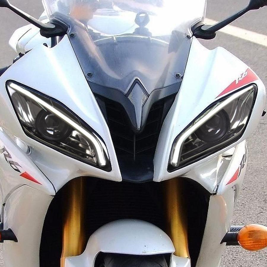 YAMAHA YZF-R6 08-16年 カスタムヘッドライトキット Full LED V3