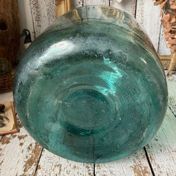 昭和 ガラス 花瓶 花器 古道具 アンティーク デキャンタ 昭和 ガラス