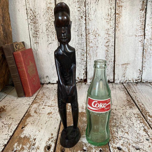 VINTAGE ヴィンテージ アフリカ プリミティブ アート 黒檀 ウッド