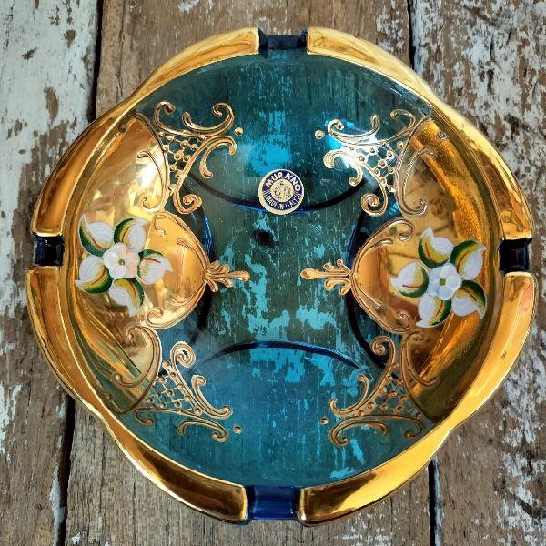 エナメル 金彩 ヴェネチアングラス MURANO 1950s ヴィンテージ