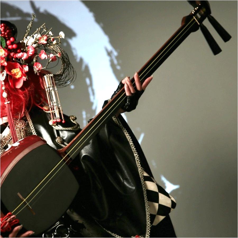 三味線本体 白黒 約90㌢短棹サイズ 付属品あり Amazon.co.jp ほしい物