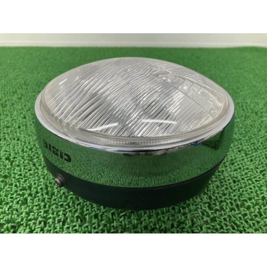 シビエ製 ヘッドライト 411-03001 社外 中古 バイク 部品 CIBIE ロゴ